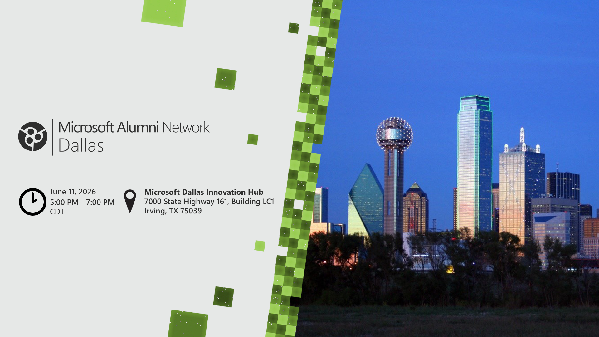 Dallas Alumni Gathering at the Microsoft Innovation Hub
