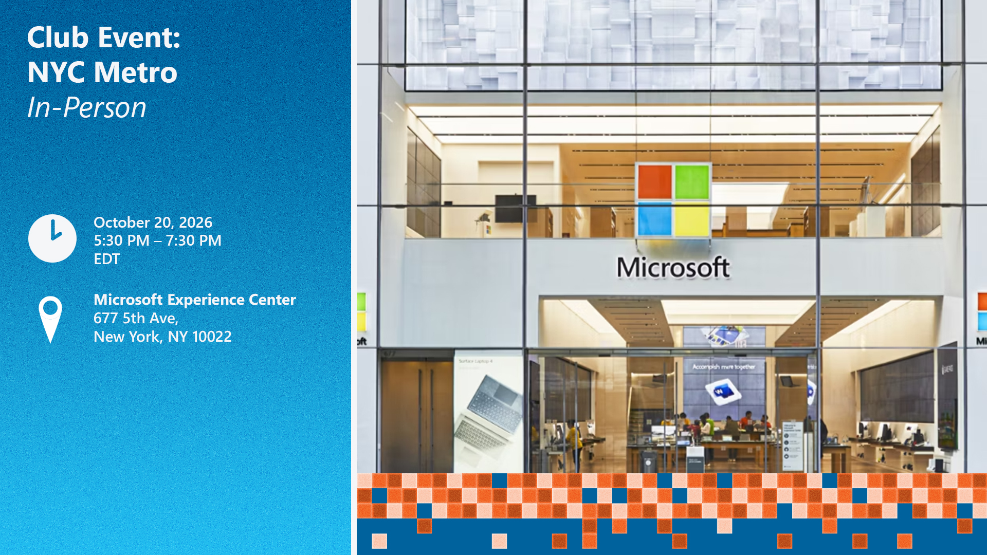 Microsoft Alumni Network NYC Metro Club Quarterly Meetup